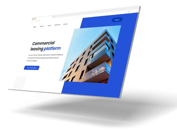 Commercial leasing platform for real estate company